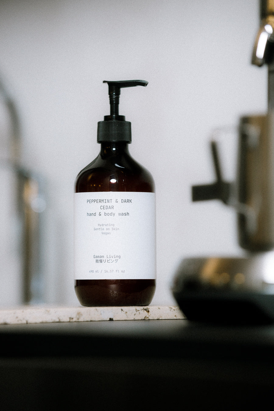 Hand & Body Wash, Peppermint & Dark Cedar